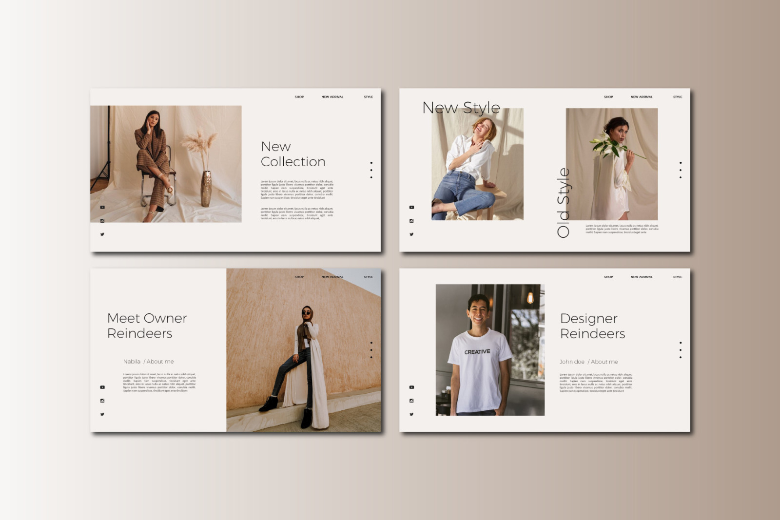 Reindeers Keynote Template Reindeers Keynote Template