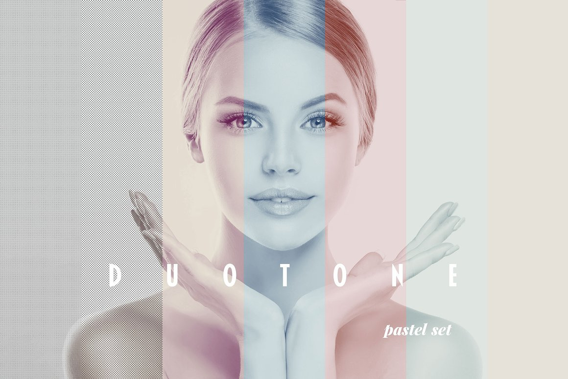 Duotone Effect: Halftone Overlay Duotone Effect: Halftone Overlay