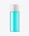 Frosted Color Plastic Bottle Mockup