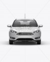 Hatchback 5-Door HQ Mockup - Front View