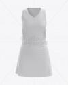 Netball Dress HQ Mockup - Front View