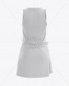 Netball Dress HQ Mockup - Back View