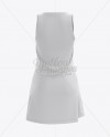 Netball Dress HQ Mockup - Back View