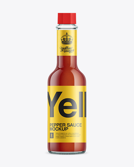 Hot Pepper Sauce Mockup