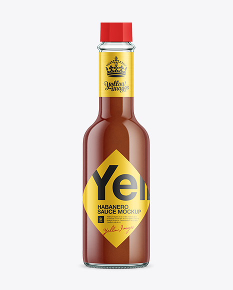 Habanero Sauce Mockup