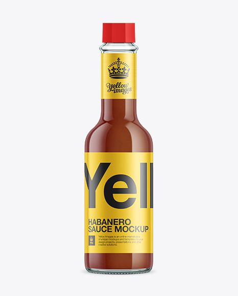 Habanero Sauce Mockup