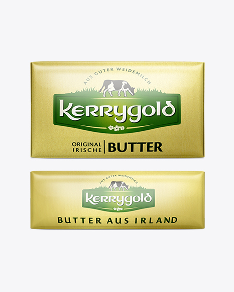 Butter Block Packaging Mockup