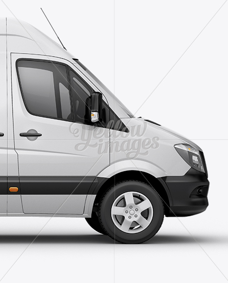 Van HQ Mockup Side View