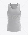 Mens Tank Top HQ Mockup Front View