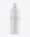 Matte Plastic Bottle Mockup