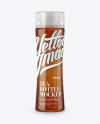 Black Tea Bottle Mockup - Front View