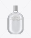 Clear Glass Bottle With White Rum Mockup