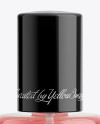 Clear Nail & Cuticle Oil Bottle with Glossy Cap Mockup - Front View