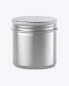 50ml Metallic Round Tin Box Mockup - High-Angle Shot