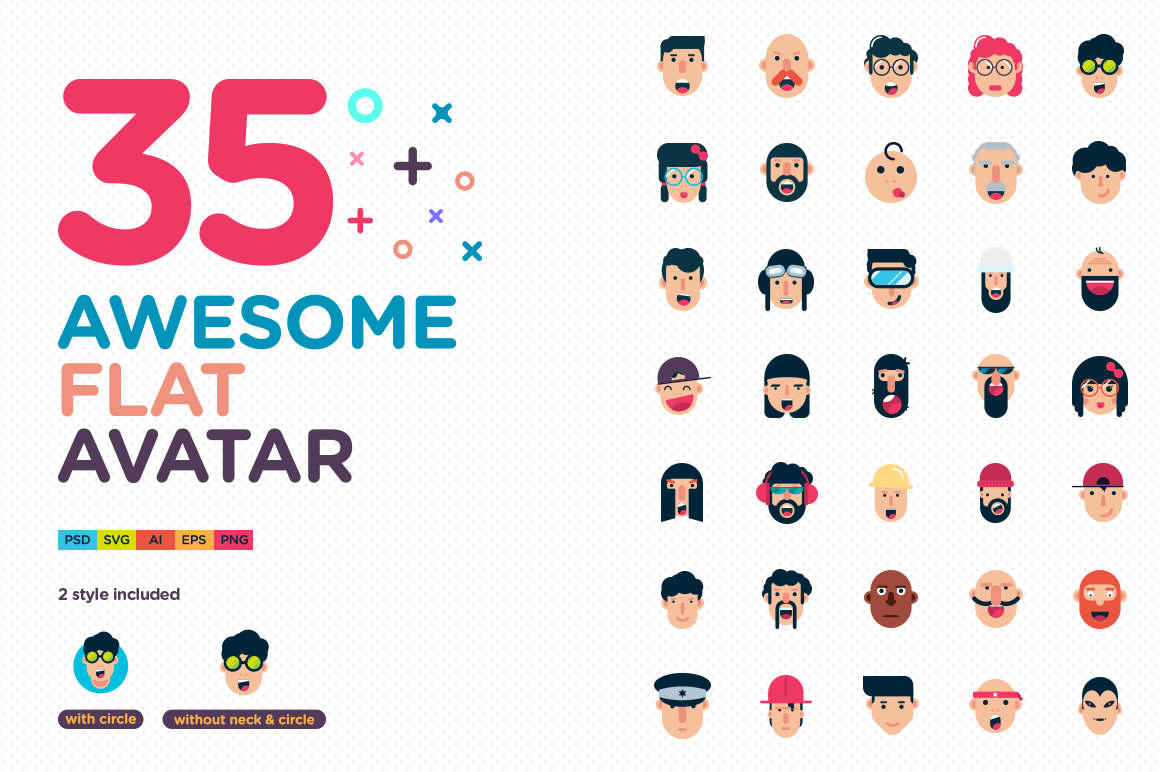 Awesome Flat Avatar Awesome Flat Avatar