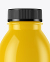 Glossy Plastic Bottle Mockup