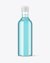 Clear Glass Drink Bottle Mockup