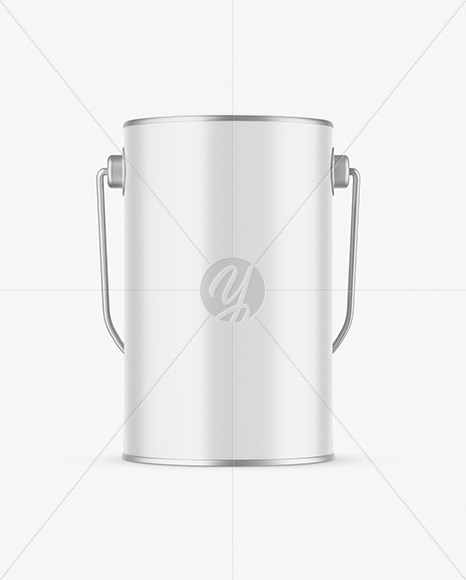 Matte Paint Bucket Mockup