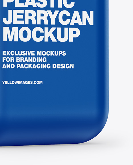 Plastic Jerrycan Mockup