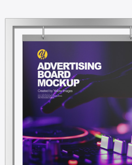 Advertising Board Frame Mockup