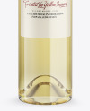 Clear Glass White Wine Bottle Mockup