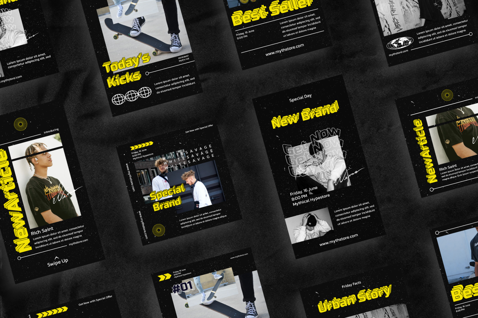 Dripstret Fashion Instagram Template Dripstret Fashion Instagram Template