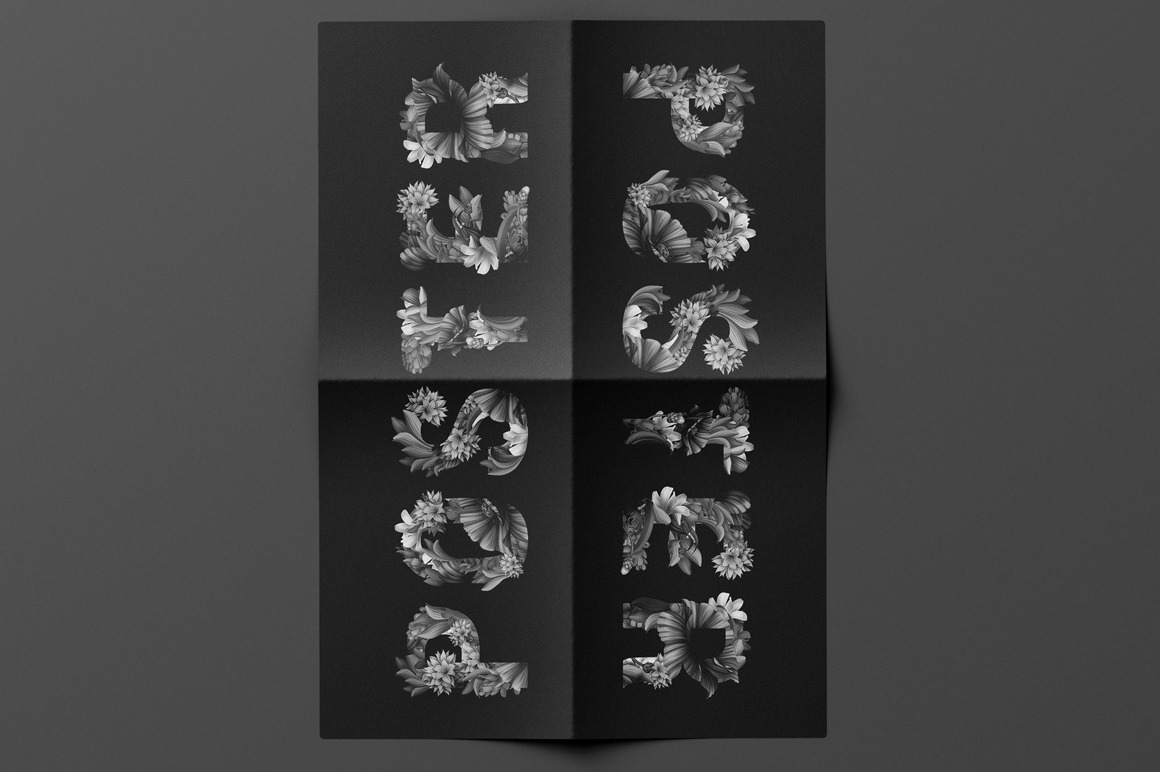 Wacomka Flowers Font Wacomka Flowers Font