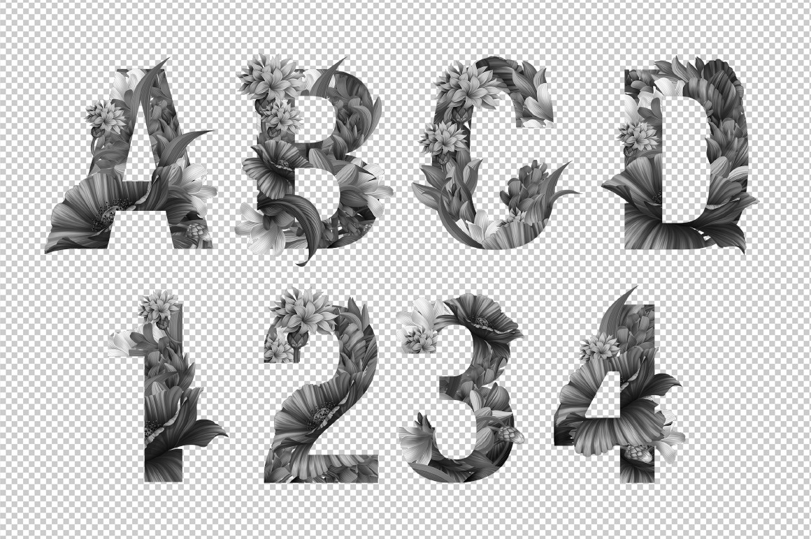Wacomka Flowers Font Wacomka Flowers Font