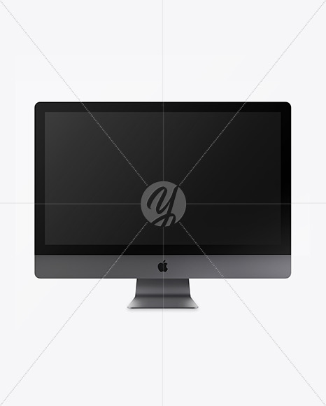 iMac Pro Space Gray Mockup