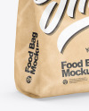 Kraft Food Bag Mockup