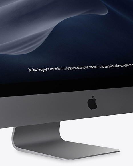 iMac Pro Space Gray Mockup