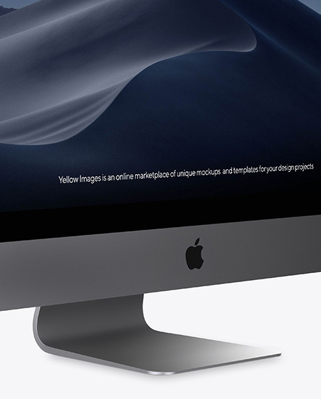 iMac Pro Space Gray Mockup