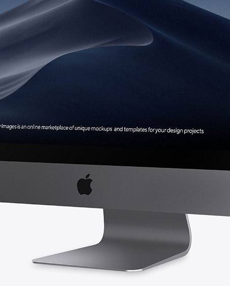 iMac Pro Space Gray Mockup