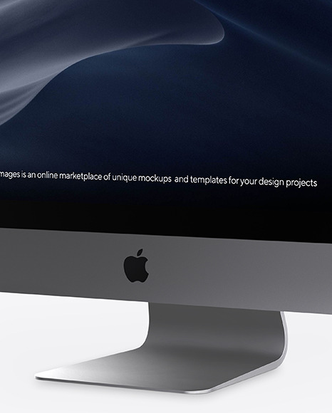 iMac Pro Space Gray Mockup