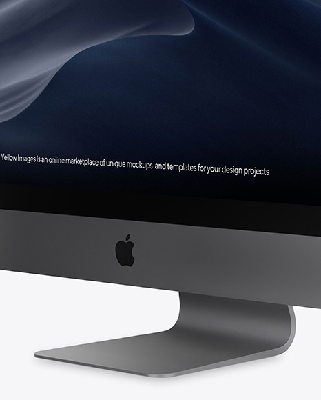 iMac Pro Space Gray Mockup