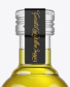Clear Glass Olive Oil Bottle Mockup