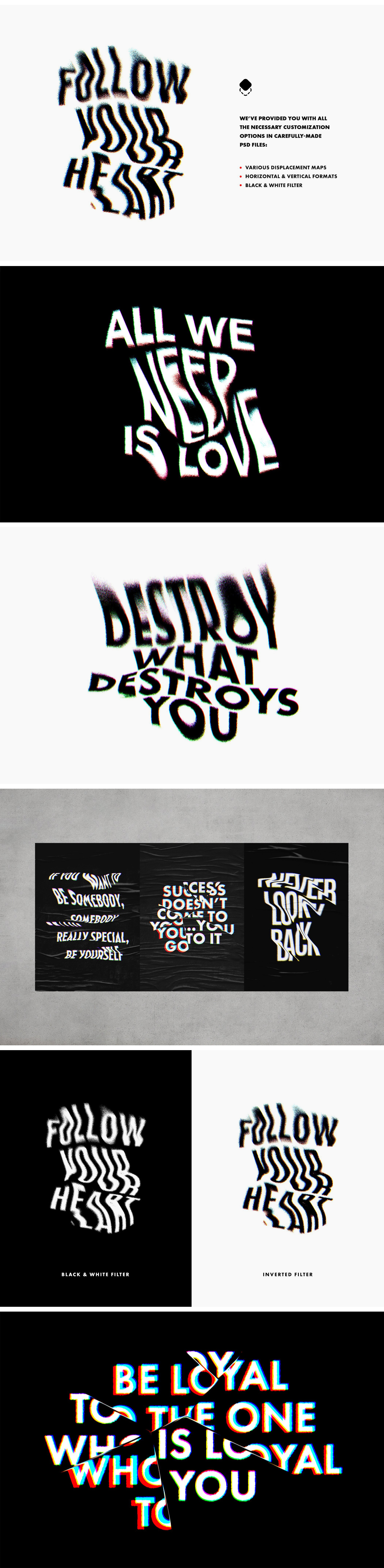 Chromatic Glitch Text Effects Chromatic Glitch Text Effects