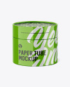 Glossy Paper Tube Mockup