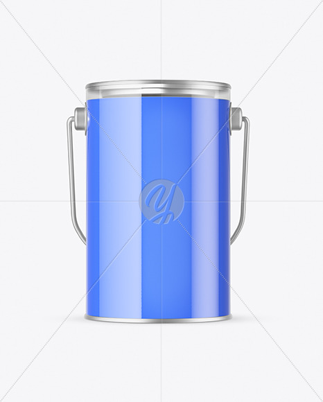 Clear Paint Bucket Mockup