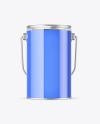 Clear Paint Bucket Mockup