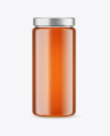 Clear Glass Honey Jar Mockup