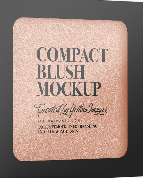 Cosmetic Blush Mockup