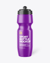 Glossy Sport Bottle Mockup