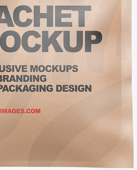 Kraft Sachet Mockup