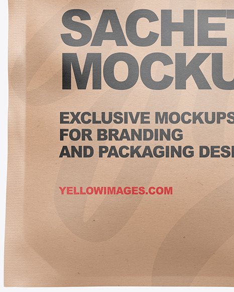 Kraft Sachet Mockup