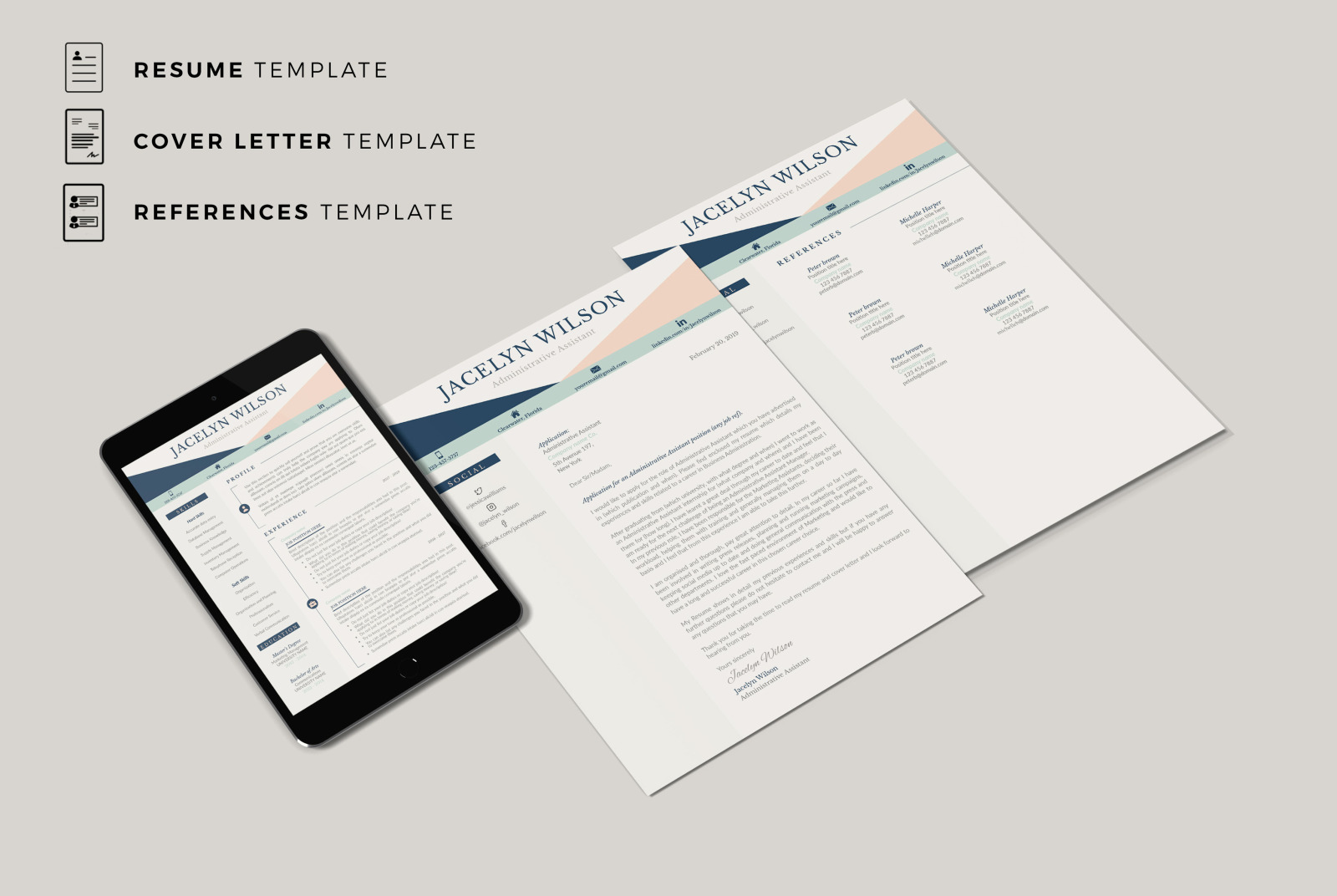 Professional Resume for Administrative Assistant and Matching Cover Letter Professional Resume for Administrative Assistant and Matching Cover Letter