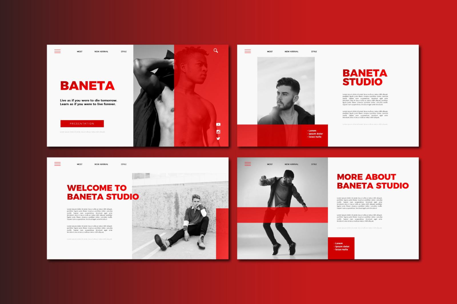 Baneta Powerpoint Template