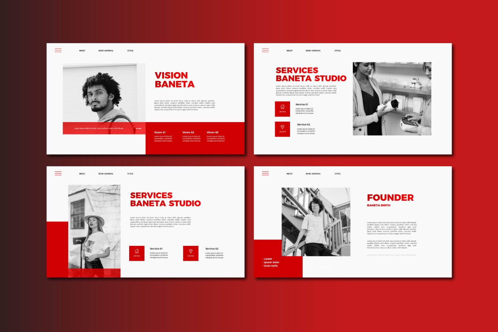 Baneta Powerpoint Template