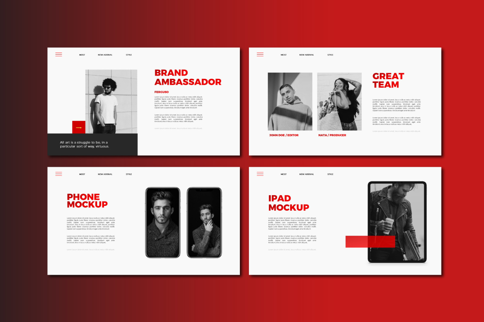 Baneta Powerpoint Template