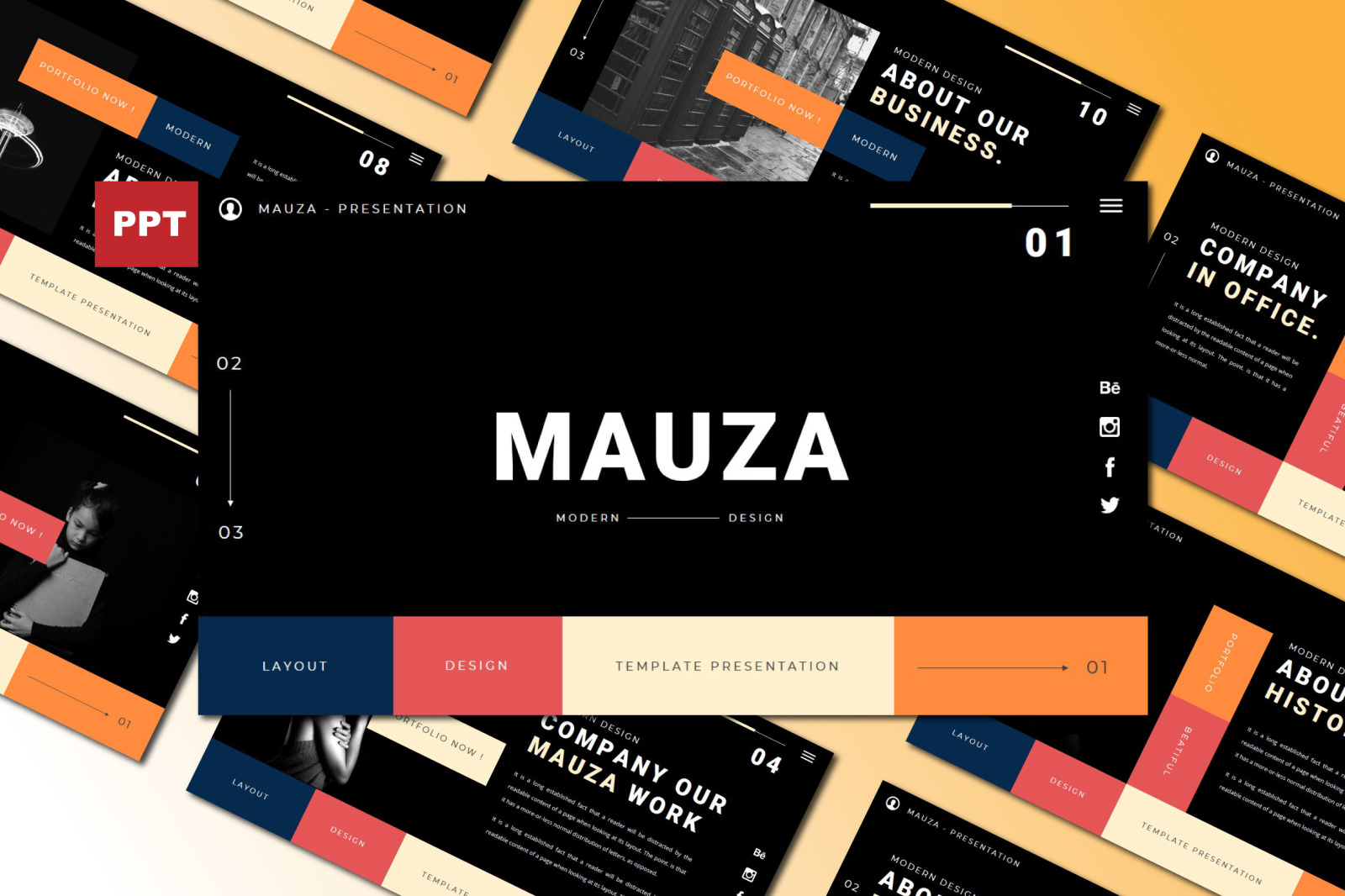 MAUZA Powerpoint Template MAUZA Powerpoint Template